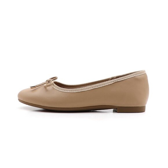 Women's Cushioned Insole Classic Bow Tie Ballerina Flat - Picture 7 of 10